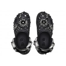 Женские Crocs Classic Bae Clog Swarovski Black (W)
