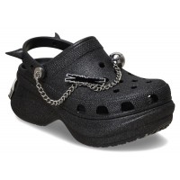 Женские Crocs Classic Bae Clog LE SSERAFIM Glitter Black (W)
