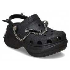 Женские Crocs Classic Bae Clog LE SSERAFIM Glitter Black (W)