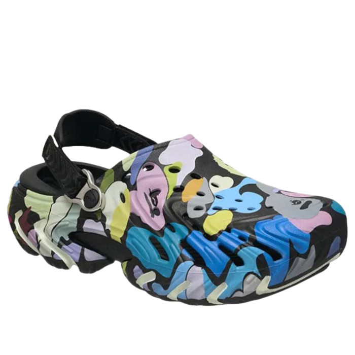 Crocs Echo II Clog Bape Black - мужская сетка размеров Crocs Echo II Clog Bape Black - мужская сетка размеров