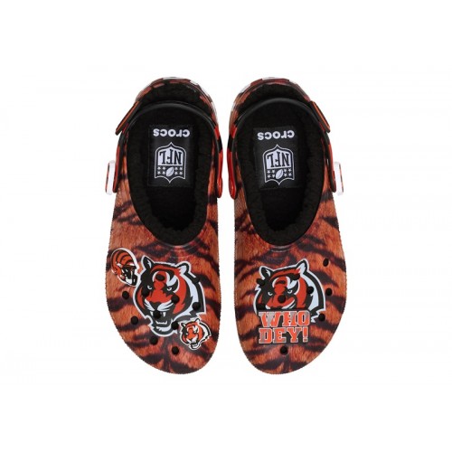 NFL x Crocs Classic Clog Cincinnati Bengals - мужская сетка размеров