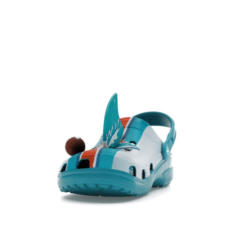 NFL x Crocs Classic Clog Miami Dolphins - мужская сетка размеров NFL x Crocs Classic Clog Miami Dolphins - мужская сетка размеров