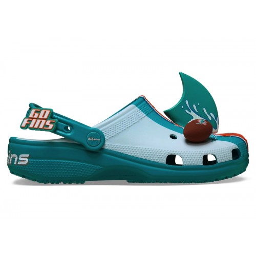 Crocs Classic Clog NFL Miami Dolphins - мужская сетка размеров