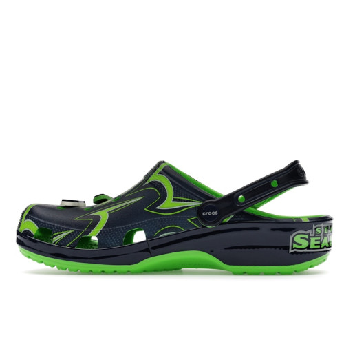 NFL x Crocs Classic Clog Seattle Seahawks - мужская сетка размеров