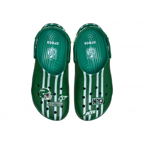 NFL x Crocs Classic Clog New York Jets - мужская сетка размеров
