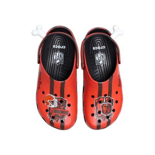 NFL x Crocs Classic Clog Cleveland Browns - мужская сетка размеров