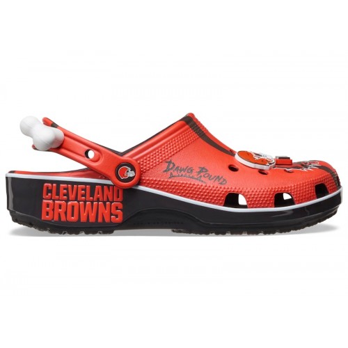 NFL x Crocs Classic Clog Cleveland Browns - мужская сетка размеров