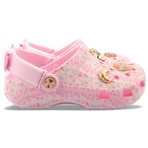 LoveShackFancy x Crocs Classic Clog Kids Pink Milk - детская сетка размеров