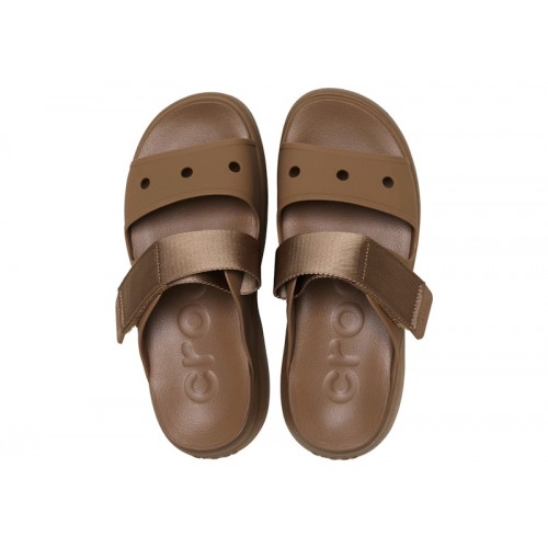 Crocs Soho Two Strap Sandal Sepia (W) - женская сетка размеров Crocs Soho Two Strap Sandal Sepia (W) - женская сетка размеров