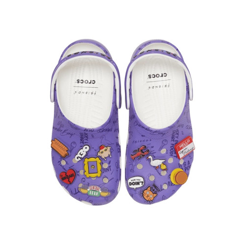 Crocs Friends Classic Clogs Purple - мужская сетка размеров