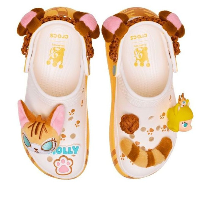 Pop Mart x Crocs Wmns Classic Crush Clog Mega Space Molly - мужская сетка размеров Pop Mart x Crocs Wmns Classic Crush Clog Mega Space Molly - мужская сетка размеров