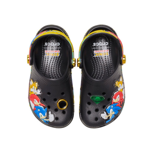 SEGA x Crocs Classic Clog Sonic The Hedgehog - детская сетка размеров SEGA x Crocs Classic Clog Sonic The Hedgehog - детская сетка размеров