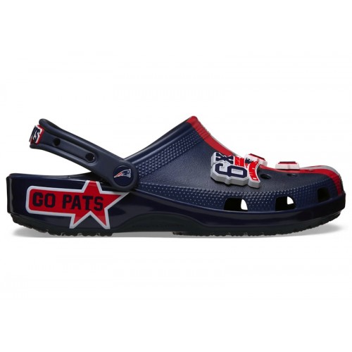 Crocs Classic Clog NFL New England Patriots - мужская сетка размеров