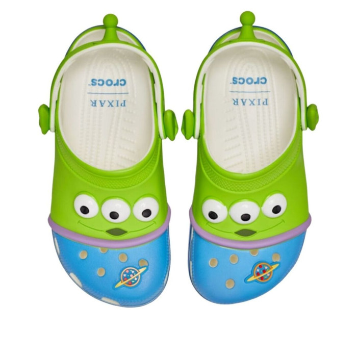 Toy Story x Crocs Classic Clog Aliens - мужская сетка размеров Toy Story x Crocs Classic Clog Aliens - мужская сетка размеров