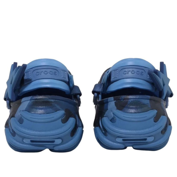 BAPE x Crocs Echo RO Clog Blue Camo - мужская сетка размеров BAPE x Crocs Echo RO Clog Blue Camo - мужская сетка размеров