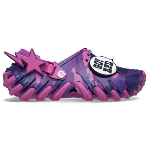 BAPE x Crocs Echo RO Clog Purple Camo - мужская сетка размеров