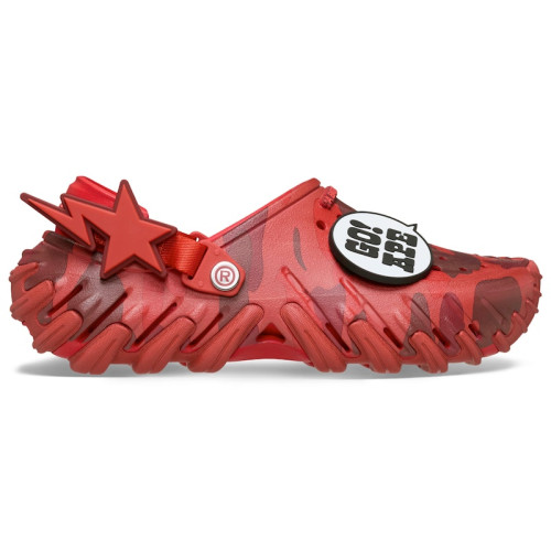 BAPE x Crocs Echo RO Clog Red Camo - мужская сетка размеров