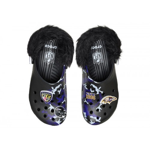Crocs Classic Clog NFL Baltimore Ravens - мужская сетка размеров