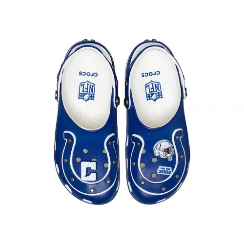 Crocs Classic Clog NFL Indianapolis Colts - мужская сетка размеров