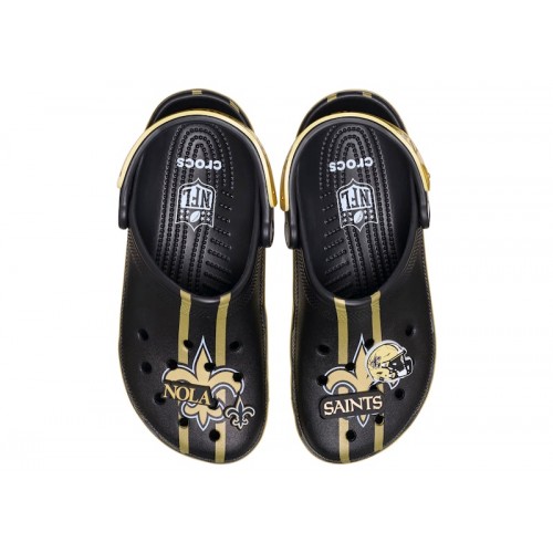 NFL x Crocs Classic Clog New Orleans Saints - мужская сетка размеров