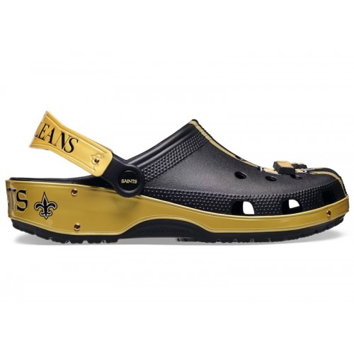 NFL x Crocs Classic Clog New Orleans Saints - мужская сетка размеров