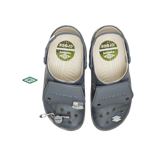 Umbro x Crocs Classic Clog Bone Slate Grey - мужская сетка размеров Umbro x Crocs Classic Clog Bone Slate Grey - мужская сетка размеров