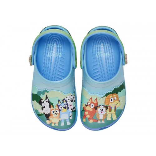 Crocs Classic Clog Bluey Friends Blue (Kids) - детская сетка размеров Crocs Classic Clog Bluey Friends Blue (Kids) - детская сетка размеров