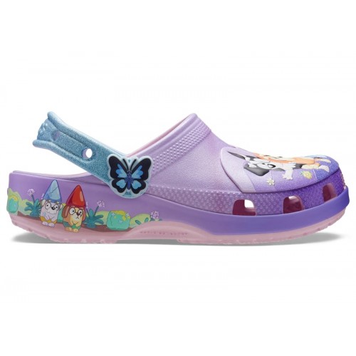 Crocs Classic Clog Bluey Friends Pink (Kids) - детская сетка размеров Crocs Classic Clog Bluey Friends Pink (Kids) - детская сетка размеров
