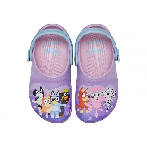 Crocs Classic Clog Bluey Friends Pink (Kids) - детская сетка размеров Crocs Classic Clog Bluey Friends Pink (Kids) - детская сетка размеров