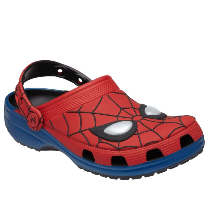 Spider-Man x Crocs Classic Clog Multi Color - мужская сетка размеров Spider-Man x Crocs Classic Clog Multi Color - мужская сетка размеров