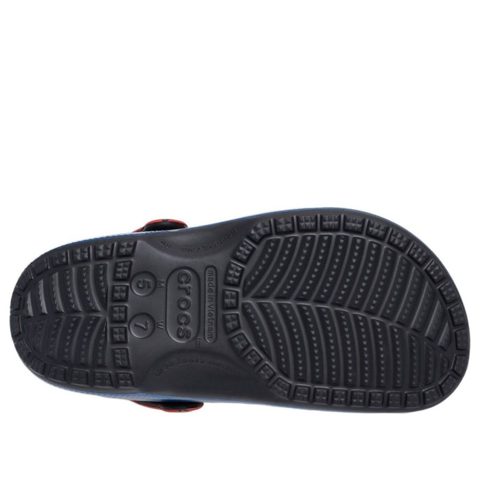 Spider-Man x Crocs Classic Clog Multi Color - мужская сетка размеров Spider-Man x Crocs Classic Clog Multi Color - мужская сетка размеров