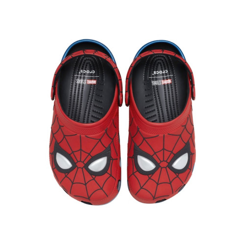 Spider-Man x Crocs Classic Clog Kids Multi Color - детская сетка размеров Spider-Man x Crocs Classic Clog Kids Multi Color - детская сетка размеров
