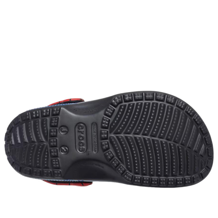 Spider-Man x Crocs Classic Clog Kids Multi Color - детская сетка размеров Spider-Man x Crocs Classic Clog Kids Multi Color - детская сетка размеров