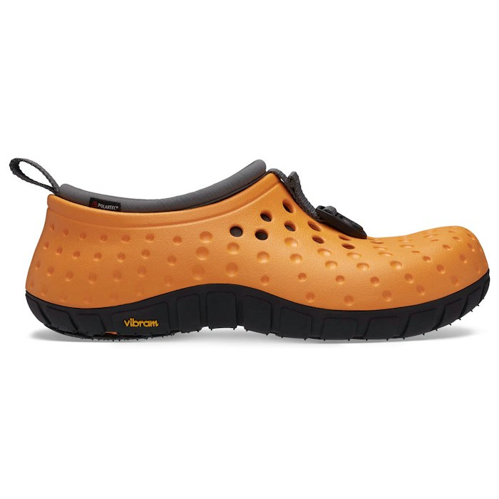 Crocs Tembo II RO Clogs Orange Zing Black - мужская сетка размеров Crocs Tembo II RO Clogs Orange Zing Black - мужская сетка размеров