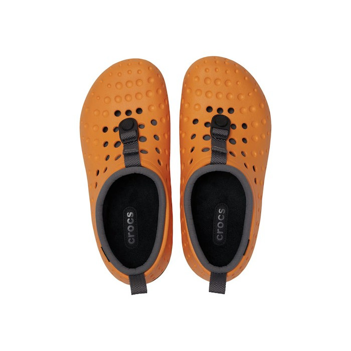 Crocs Tembo II RO Clogs Orange Zing Black - мужская сетка размеров Crocs Tembo II RO Clogs Orange Zing Black - мужская сетка размеров