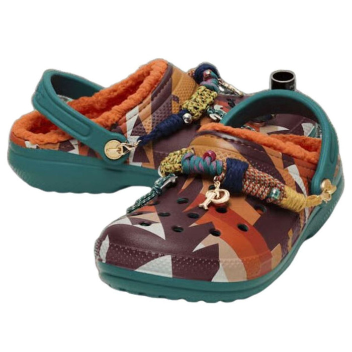 Crocs Classic Lined Clog Pendleton - мужская сетка размеров Crocs Classic Lined Clog Pendleton - мужская сетка размеров