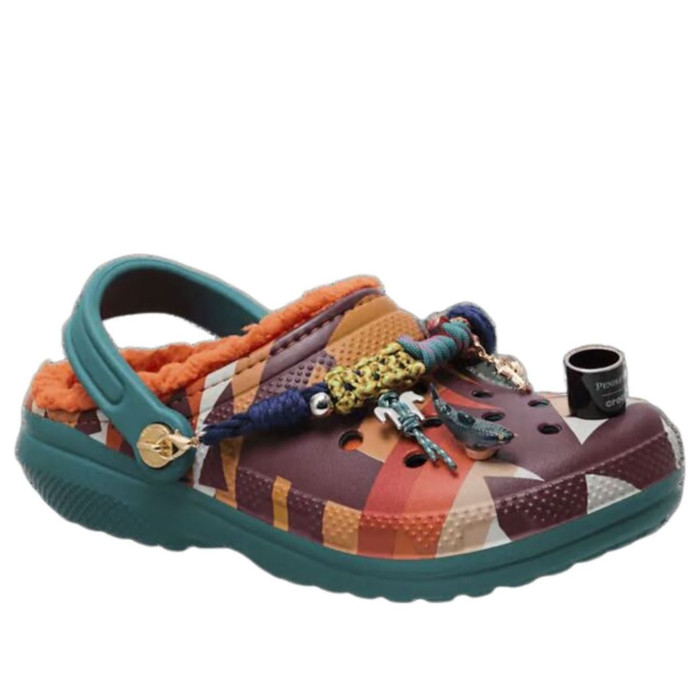 Crocs Classic Lined Clog Pendleton - мужская сетка размеров Crocs Classic Lined Clog Pendleton - мужская сетка размеров