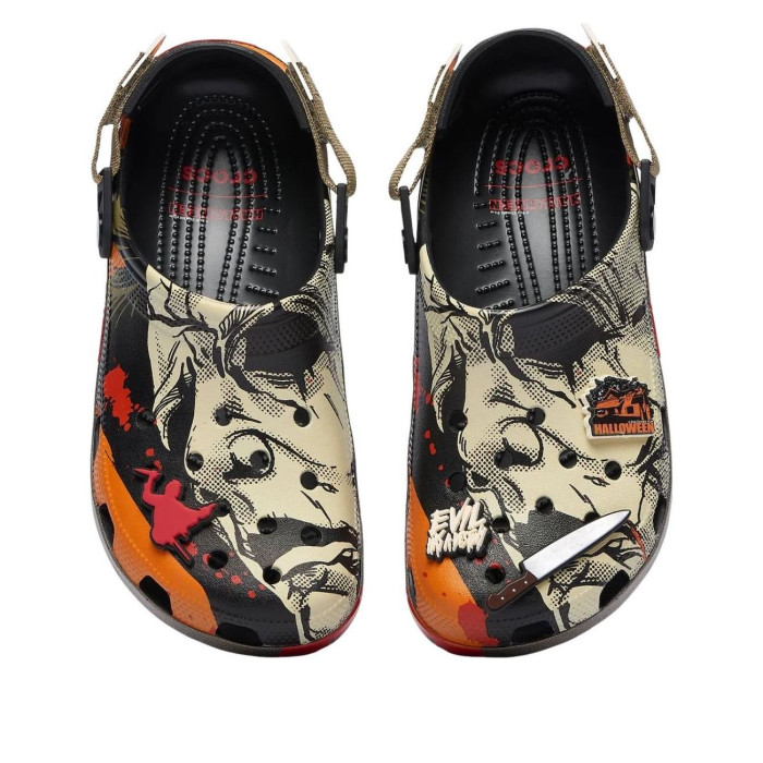 Crocs Halloween Michael Myers Classic Clog - мужская сетка размеров Crocs Halloween Michael Myers Classic Clog - мужская сетка размеров