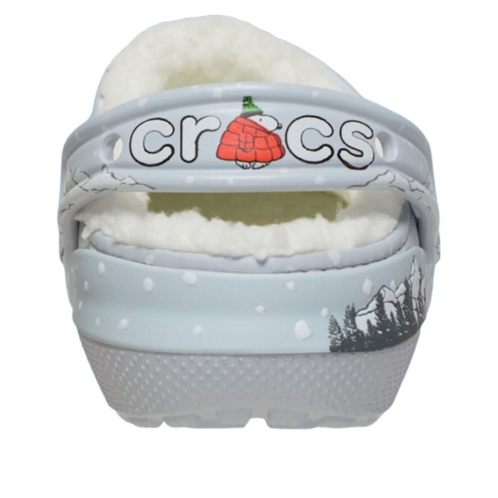 Peanuts x Crocs Holiday Classic Lined Clog Kids Multi-color - детская сетка размеров Peanuts x Crocs Holiday Classic Lined Clog Kids Multi-color - детская сетка размеров