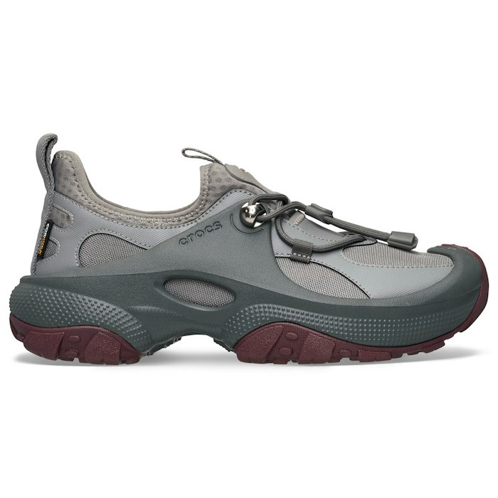 Crocs Trailbreak 2 Tech SE Cordura Smoke Smoke Heritage Red - мужская сетка размеров Crocs Trailbreak 2 Tech SE Cordura Smoke Smoke Heritage Red - мужская сетка размеров