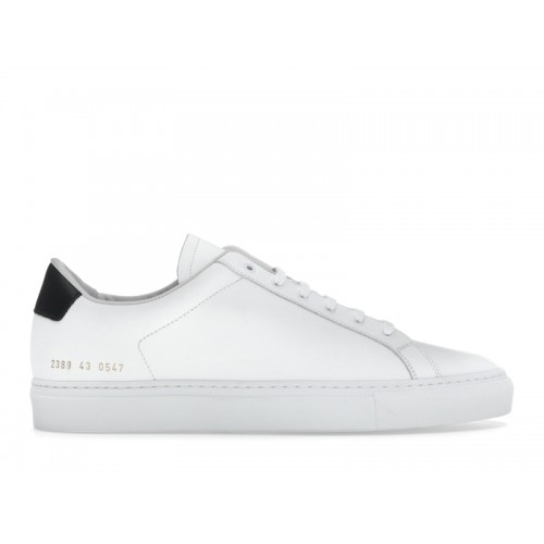 Common Projects Retro Classic Low White Black - мужская сетка размеров