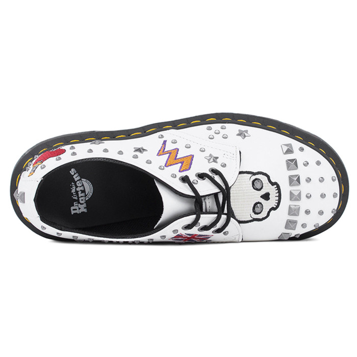 Dr. Martens 1461 Rock & Roll White - мужская сетка размеров Dr. Martens 1461 Rock & Roll White - мужская сетка размеров