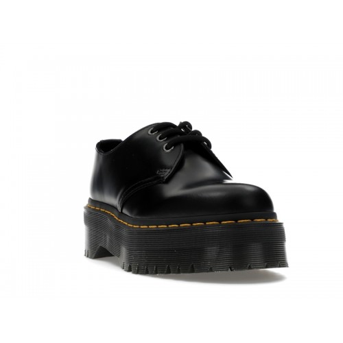 Dr. Martens 1461 Quad Derby Shoes Black - мужская сетка размеров