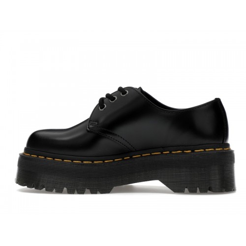 Dr. Martens 1461 Quad Derby Shoes Black - мужская сетка размеров