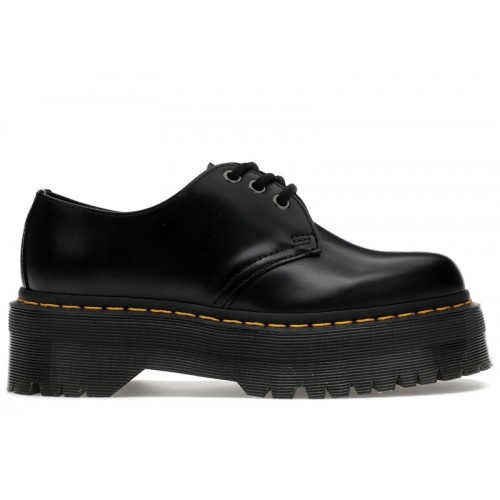 Dr. Martens 1461 Quad Derby Shoes Black - мужская сетка размеров
