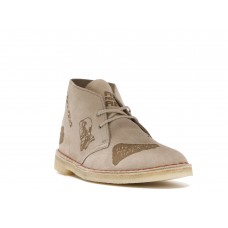Clarks Desert Boot Bape Grey Embossed