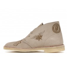 Clarks Desert Boot Bape Grey Embossed