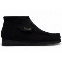 Clarks Originals Wallabee Boot Triple Black Suede