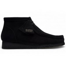Clarks Originals Wallabee Boot Triple Black Suede