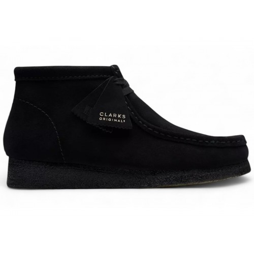 Clarks Originals Wallabee Boot Triple Black Suede - мужская сетка размеров